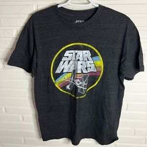 Mad Engine Star Wars Tie Fighter Charcoal T-Shirt, Men’s Size Medium
